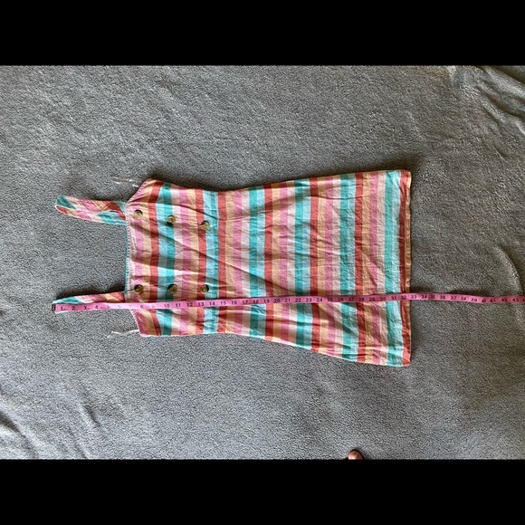 Rosie Harlow Womens Striped Square-Neck Dress - Picture 2 of 7